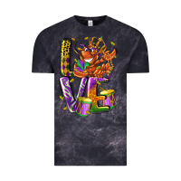 Cloud Black Mardi Gras love Vintage Tee - LillyAllenDesigns