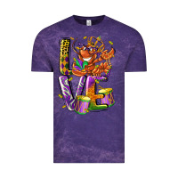 Cloud Purple Mardi Gras love Vintage Tee - LillyAllenDesigns