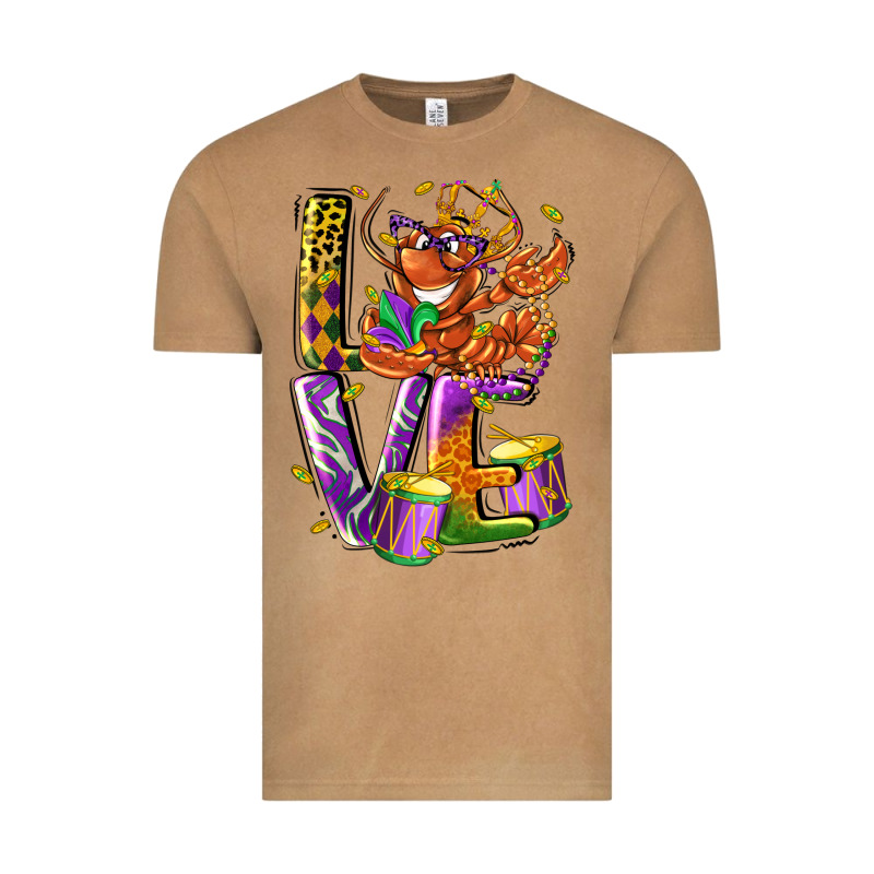 Mardi Gras Love Vintage Tee by LillyAllenDesigns | Teevron