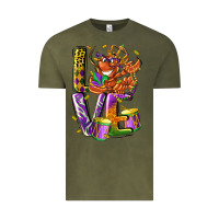 Vintage Olive Mardi Gras love Vintage Tee - LillyAllenDesigns