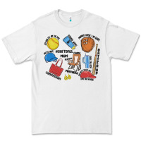 White softball mom Premium Tee - MaliasSmallBusiness