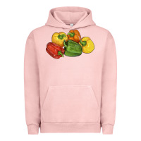 Pigment Salmon Peppers Urban Hoodie - LillyAllenDesigns