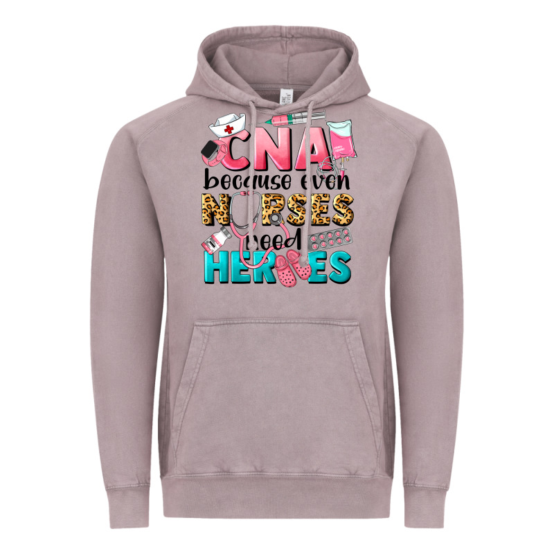 Western Cna Because Nurses Need Heroes Vintage Hoodie by LillyAllenDesigns | Teevron