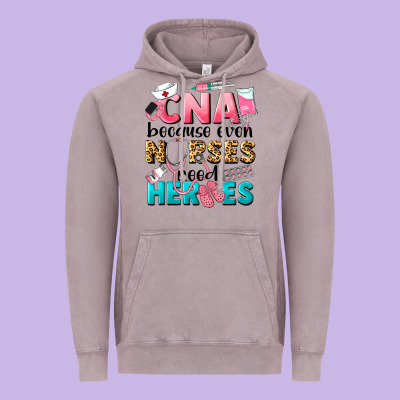 Western Cna Because Nurses Need Heroes Vintage Hoodie Designed By Lillyallendesigns