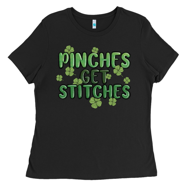 Pinches Get Stitches Ladies Tee by MaliasSmallBusiness | Teevron