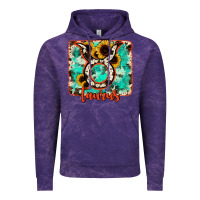 Cloud Purple taurus turquoise cowhide Vintage Hoodie - RanaPortraitStore