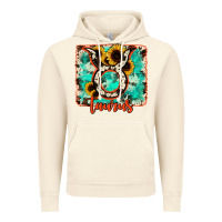 Vintage Artic taurus turquoise cowhide Vintage Hoodie - RanaPortraitStore