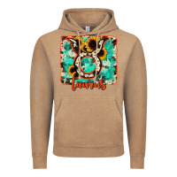 Vintage Coffee taurus turquoise cowhide Vintage Hoodie - RanaPortraitStore