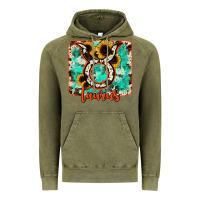 Vintage Olive taurus turquoise cowhide Vintage Hoodie - RanaPortraitStore