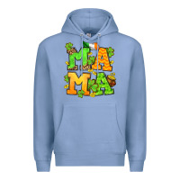 Colony Blue St. Patrick's Day mama Premium Hoodie - OliviaCreatesArt