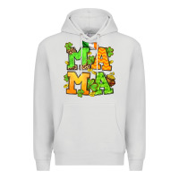 Dove Grey St. Patrick's Day mama Premium Hoodie - OliviaCreatesArt