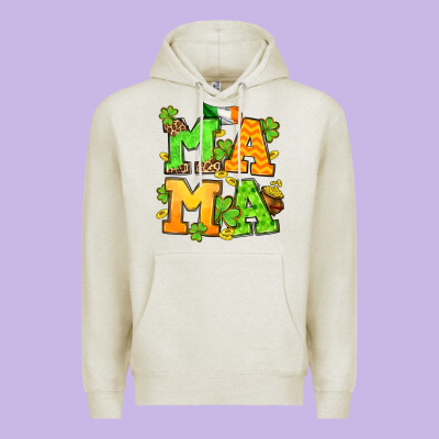 St. Patrick's Day Mama Premium Hoodie Designed By Oliviacreatesart