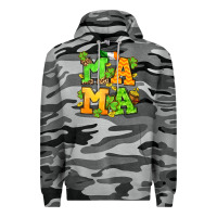 Slate Camo St. Patrick's Day mama Premium Hoodie - OliviaCreatesArt