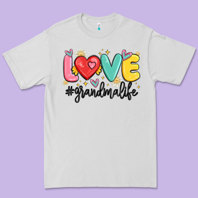 Love Grandma Life Premium Tee Designed By Maliassmallbusiness