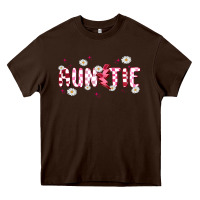 Chocolate Brown auntie Heavy Core Tee - MaliasSmallBusiness