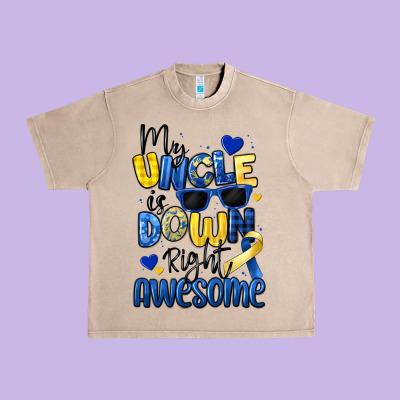 My Uncle Is Down Right Awesome Urban Heavy Tee Designed By Artiststas