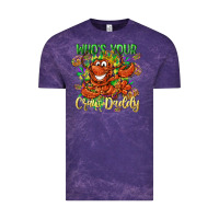Cloud Purple Who's your craw daddy Mardi Gras Vintage Tee - LillyAllenDesigns