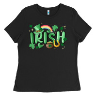 Black irish Ladies Tee - MaliasSmallBusiness