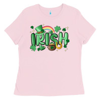 Bubblegum Pink irish Ladies Tee - MaliasSmallBusiness