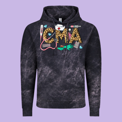 Western Certified Medical Assistant Vintage Hoodie Designed By Lillyallendesigns