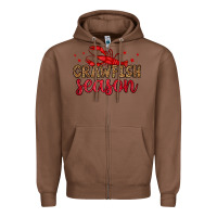 Chestnut crawfish season Zipper Hoodie - OliviaCreatesArt