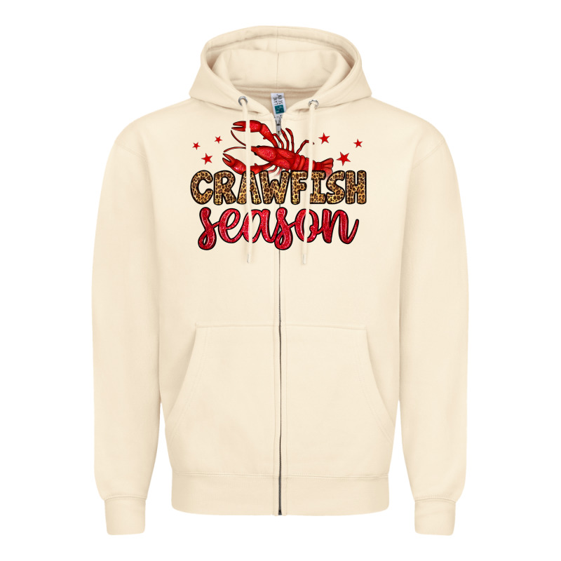 Crawfish Season Zipper Hoodie by OliviaCreatesArt | Teevron