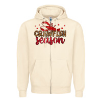 Sandshell crawfish season Zipper Hoodie - OliviaCreatesArt
