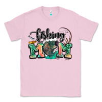 Bubblegum Pink fishing mom Classic Tee - LillyAllenDesigns