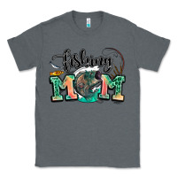 Charcoal Heather fishing mom Classic Tee - LillyAllenDesigns