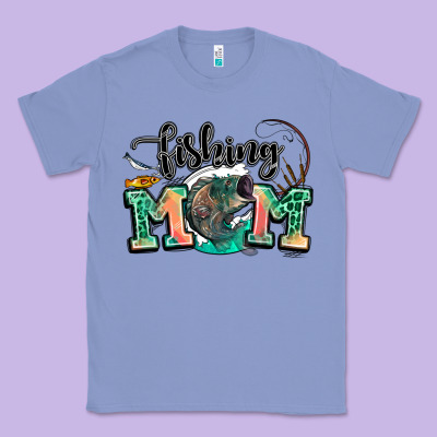 Fishing Mom Classic Tee Designed By Lillyallendesigns