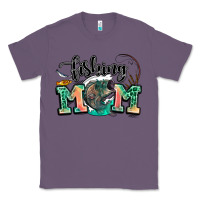 Lavender fishing mom Classic Tee - LillyAllenDesigns