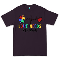Plum love needs no words Premium Tee - MaliasSmallBusiness