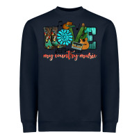 Navy Western love my country music Heavyweight Sweatshirt - HowdyJamesFarm