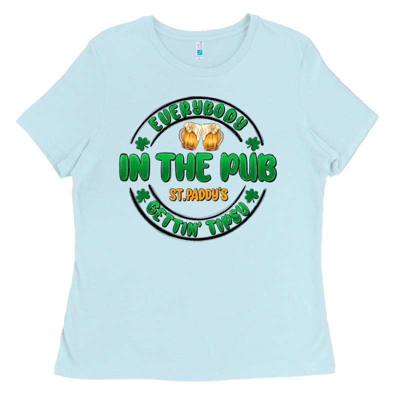 Everybody In The Pub Getting Tipsy Ladies Tee by MaliasSmallBusiness | Teevron