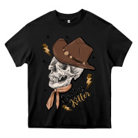 Black cowboy killer Heavy Core Tee - MaliasSmallBusiness