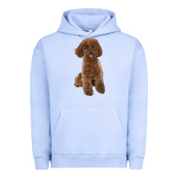 Pigment Grape Ice Poodles Dog lllustrations Urban Hoodie - LillyAllenDesigns