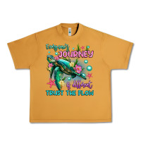 Peanut Butter everyone's journey is different trust the flow Urban Heavy Tee - Artiststas