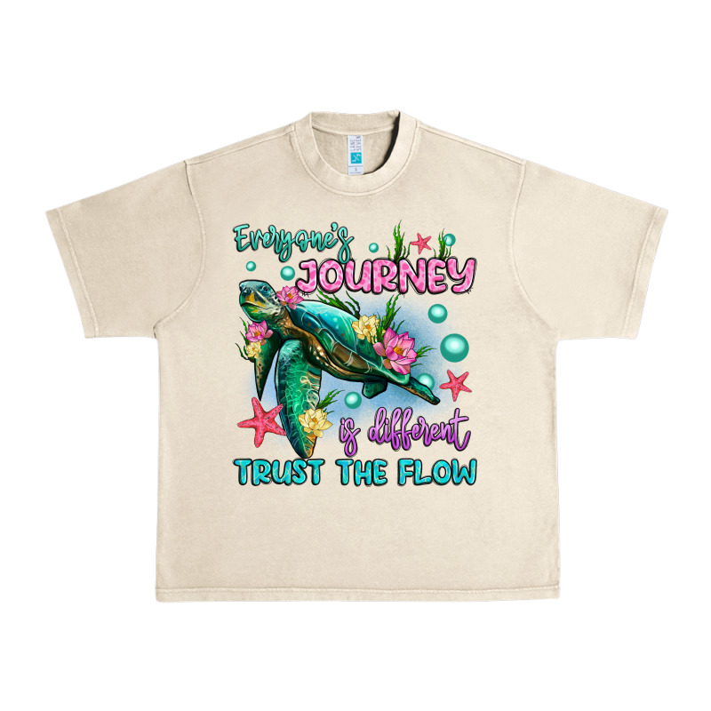 Everyone's Journey Is Different Trust The Flow Urban Heavy Tee by Artiststas | Teevron