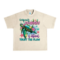 Sandshell everyone's journey is different trust the flow Urban Heavy Tee - Artiststas