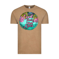 Vintage Coffee good times and tan lines Vintage Tee - JahusDesignShop
