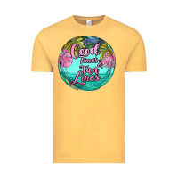 Vintage Mustard good times and tan lines Vintage Tee - JahusDesignShop