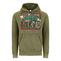 Vintage Olive Dental life leopard frame Vintage Hoodie - LillyAllenDesigns