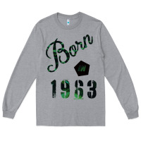 Heather Grey Born In 1963 Long Sleeve Tee - Bettercallsaul