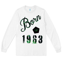 White Born In 1963 Long Sleeve Tee - Bettercallsaul