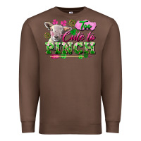 Chestnut Too Cute To Pinch Premium Sweatshirt - FaDigitalArtStudio