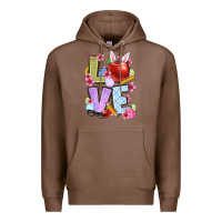 Chestnut Easter love Teacher Premium Hoodie - OliviaCreatesArt
