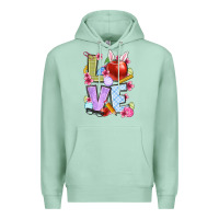 Seafoam Easter love Teacher Premium Hoodie - OliviaCreatesArt