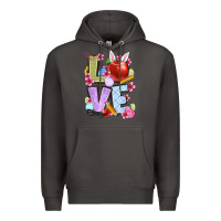 Smoke Easter love Teacher Premium Hoodie - OliviaCreatesArt