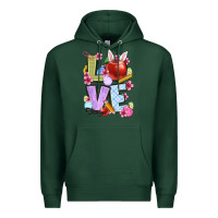 Sports Green Easter love Teacher Premium Hoodie - OliviaCreatesArt