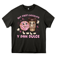 Asphalt but first chocolate y pan dulce Heavy Core Tee - MaliasSmallBusiness